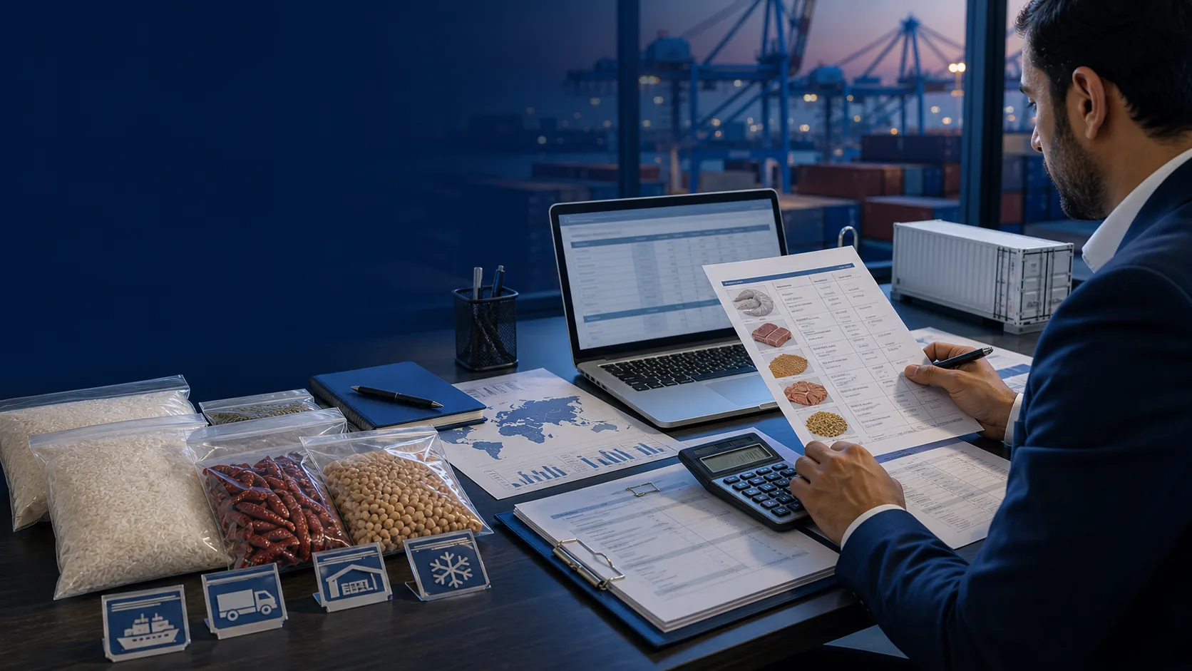 Common documents in a food shipment